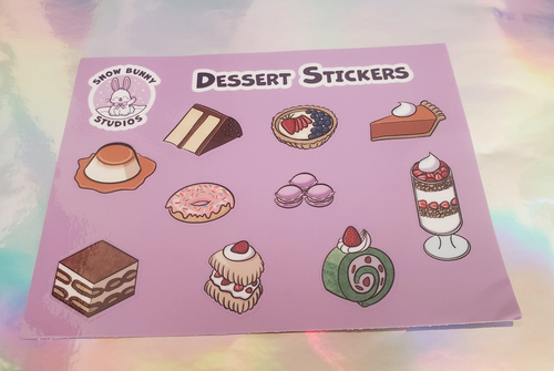 Dessert Sticker Sheet